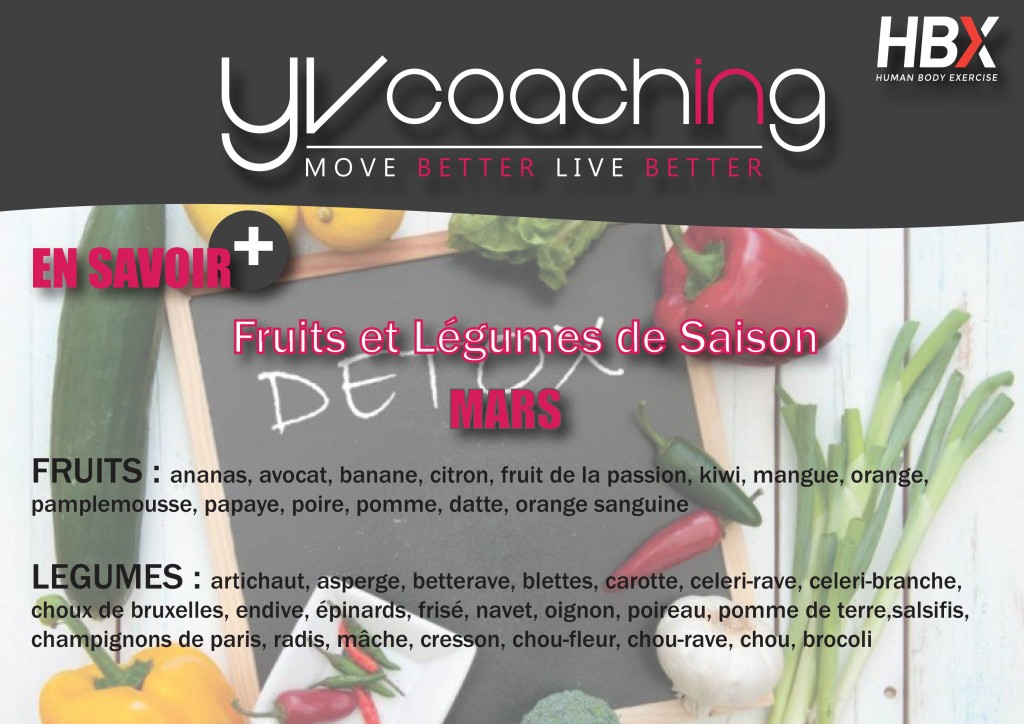 fruits et légumes Mars